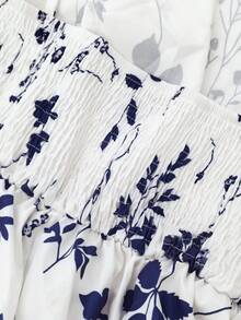 SHEIN Clasi 大码纯色外套和印花吊带连衣裙 - 彩色 - 查看 3