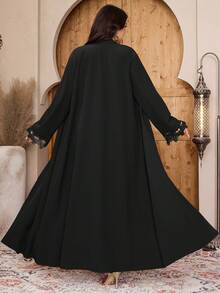 Al Najma Plus Size Women's Abaya - Black - View 2