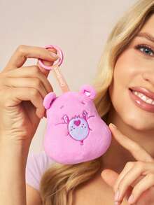 SHEIN X Care Bears 1个可爱小熊毛绒挂件，精致刺绣，可爱小熊造型，可挂在包包和钥匙上，粉色彩虹小熊 - 彩色 - 查看 4