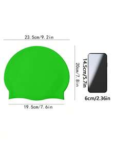 Swimming Cap, Adult Silicone Waterproof Swimming Cap, Universal Silicone Swimming Cap For Boys And Girls, Plus Size, Doesn't Constrict The Head. - Multicolor - View 4