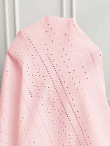 SHEIN 孕妇加大码方领花瓣袖系带荷叶边夏季上衣 - 粉色 - 查看 7