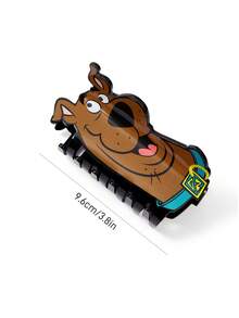 SCOOBY-DOO X SHEIN 时尚可爱卡通狗狗发爪，适合女孩和女士，尤其适合浓密头发，居家、沐浴、美容护理、盘发和造型都非常适用。 - 彩色 - 查看 3