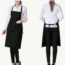 1-5pcs Polyester Apron For Women,Simple Style Black Apron With Pockets, Thickened Waist Apron, Fashion Housework Kitchen Household Workwear, Kitchen Supplies - Multicolor - View 5