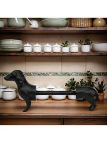 Dachshund Kitchen Paper Towel Holder, Freestanding Countertop Kitchen Paper Towel Holder, Vintage Animal Paper Towel Display Stand, Creative Storage Rack, Suitable For Kitchen, Bathroom, Living Room, And Other Scenarios, Cute, Exquisite, And Fun Gift Toy For Friends. - Multicolor - View 2