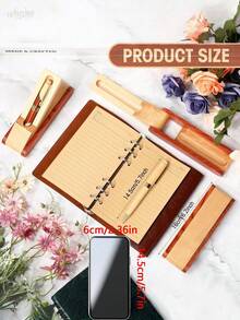 1pc Luxury Different Pen Set Wooden Ballpoint Pens Business Gifts Bamboo Pen Set With Box Bamboo Wood Ball Pens Acrylic Pen Set - Multicolor - View 4