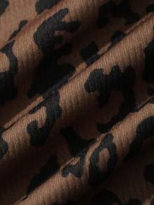 Livesso 女士条纹短袖修身T恤 - 黑色 - 查看 6