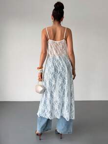 RiviMae Women's Elegant Sexy Layered Lace Camisole Top Golf White Summer - White - View 2