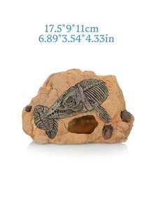Reptile Rock Hideaway, Lizard Fence, Turtle Climbing Platform, Gecko & Snake Shelter, Habitat, Suitable For Breeding Enclosure And Aquarium Decor - Multicolor - View 17