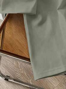 Manfinity Joysei Kaos Lengan Pendek Slim Fit Warna Hijau Zaitun untuk Pria - Olive Green - View 6