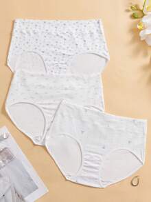 3条/包 女士舒适亲肤内裤 - 彩色 - 查看 1