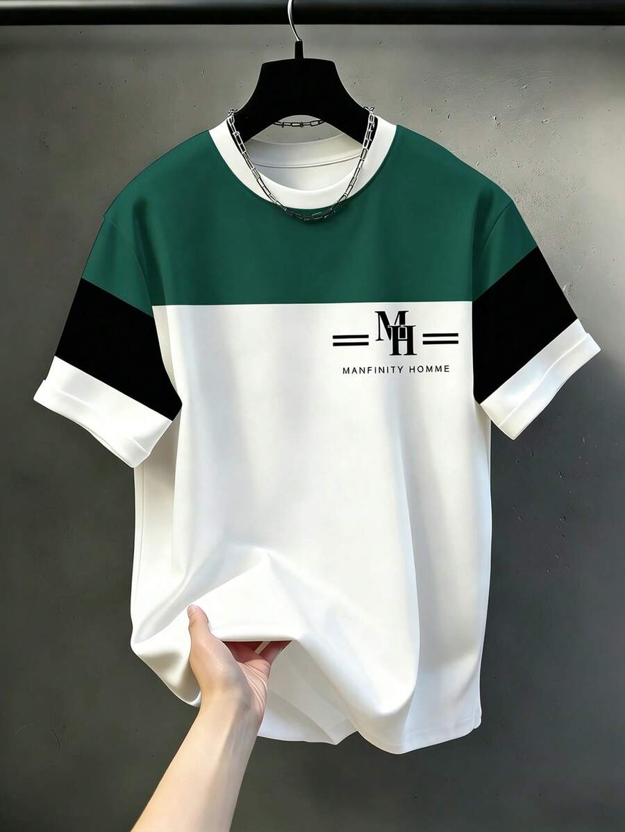 KRYTIVO Duck Pattern Print Design On Abdominal Muscles, Men's Fashionable Summer Casual Sportswear, Men's Top - White - View 1