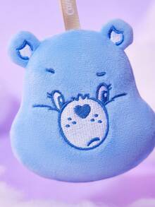 SHEIN X Care Bears 1个可爱小熊毛绒挂件，精致刺绣，可爱小熊造型，可挂在包包和钥匙上，蓝色愤怒小熊 - 彩色 - 查看 7