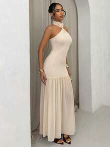 Women Midi Dresses - 貝斯 - 查看 4