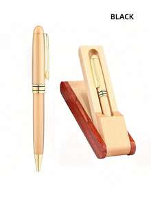 1pc Luxury Different Pen Set Wooden Ballpoint Pens Business Gifts Bamboo Pen Set With Box Bamboo Wood Ball Pens Acrylic Pen Set - Multicolor - View 8
