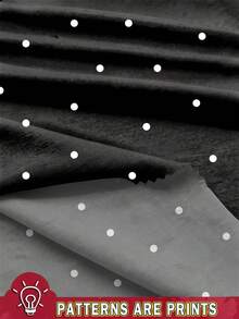 Elaquor 复古波点休闲简约大码连衣裙，适合夏季穿着 - 彩色 - 查看 7