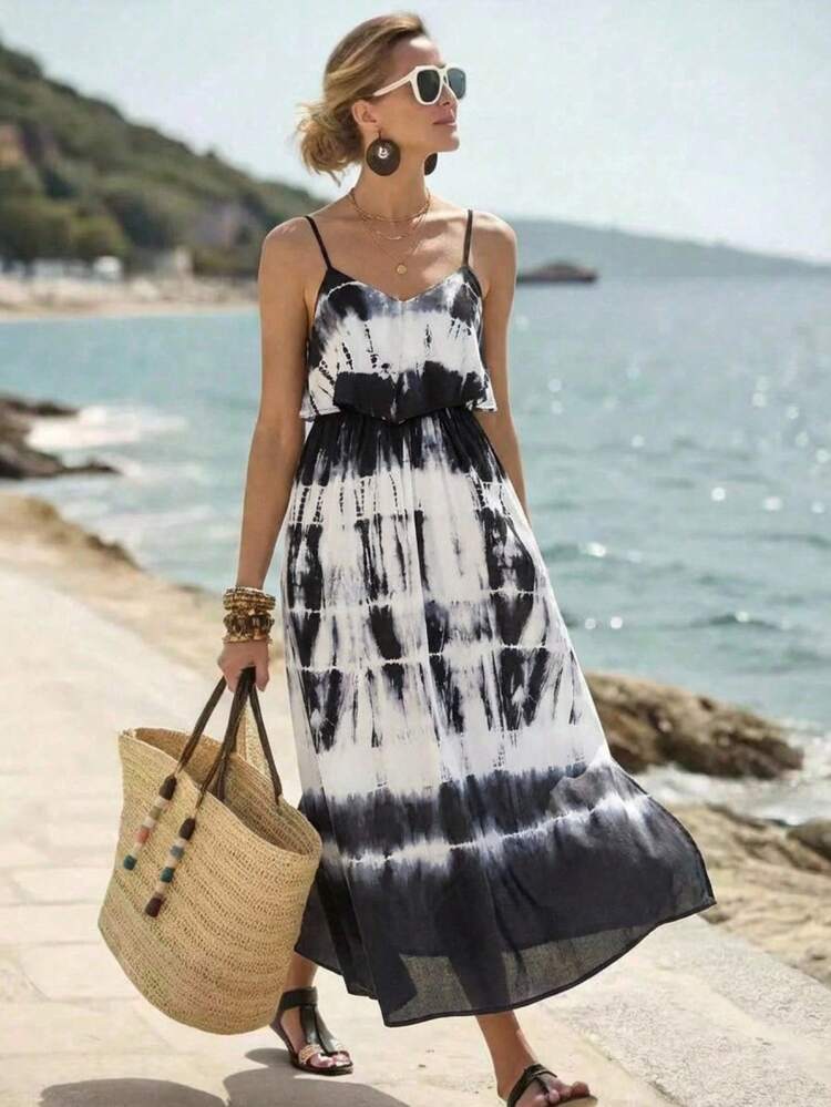 Women's Tie-Dye Slit Hem Sleeveless Dress For Vacation Going Out Outfit Summer Dresses For Women Summer Holiday Outfits Vacation Dresses Holiday Dresses Going Out Dresses Summer Outfit For Women Beach Dress Summer Holiday Outfits Vacation Dresses Vacation Outfits For Women Holiday Dresses Dresses For Holiday Casual Summer Dresses For Women Cami Dresses For Women Picnic Dresses For Women Beach Outfits For Woman Vacation Dress Beach Outfit For Women Dress Beach Dress