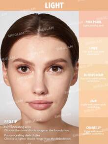 SHEGLAM Complexion Boost Concealer-Fair Sponge-Head Applicator Matte Liquid Concealer Long Lasting Brightening Color Corrector Weightless All-Day Long Lasting Hydrating Concealer - Fair - View 9