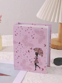 Album ảnh 6 inch, 100 tờ, kiểu dáng đơn giản và tươi mới, có ngăn đựng ảnh, dành cho bé gái, thiết kế ngẫu nhiên, 1 cái, đồ dùng học tập. - 6 inch - Xem 8