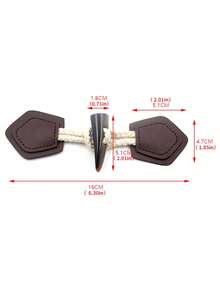 1/20PCS 人造革风衣纽扣 - 装饰性服装纽扣夹克调节纽扣，适用于装饰各种类型的服装，如外套、风衣、夹克等。 - 彩色 - 查看 11