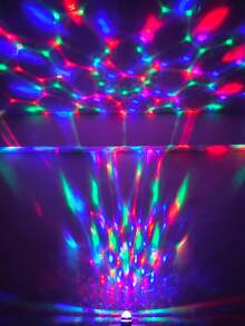 1PC Water Wave Projection Lamp, Ceiling Decor Projection, USB Rotatable Decorative Lamp, Birthday Party Atmosphere Light - Multicolor - View 4