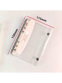 M5，1个透明便携式活页夹，双扣设计，美观实用，可用作照片收纳袋、相册、计划本、笔记本、贴纸簿等，节省开支，是办公文具、学习用品的理想之选，也是返校季必备单品。 - 彩色 - 查看 11