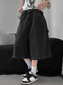 DAZY Women's Casual Denim Shorts, Simple & Fashionable For Daily Wear Jorts School - Light Grey - View 8