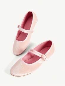 CUCCOO CHICEST Giày nữ màu hồng nhung, kiểu dáng thời trang và thoải mái, thích hợp cho mùa xuân và mùa thu. - Màu hồng nhung - Xem 3