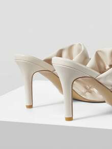 Mnmlis Women's Fashionable High-Heeled Sandals Summer - White - View 4