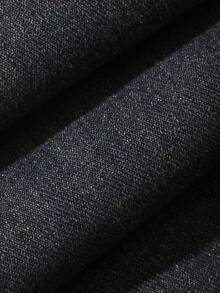 DAZY Quần jeans nữ ống đứng, thêu nơ, chất liệu denim mài, có túi xéo. - Rửa trung bình - Xem 6