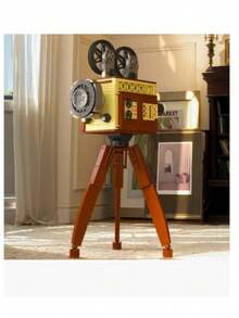 Unique Vintage-Style Building Modules Designed For Adults: Vintage Vertical Camera, Vintage Telephone, Vintage Projector, And Vintage Coffee Machine. Each Module Combines Design And Fun Assembly. The Vintage Vertical Camera Building Module Is Not Just A Toy, But Also A Work Of Art - Multicolor - View 11