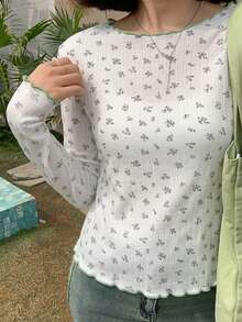 FRIFUL Women's T-Shirt, Summer Casual Wear Tops - White - View 6