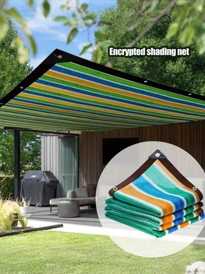 SHEIN Lưới che nắng thoáng khí mật độ cao - Nhiều màu sắc, kích thước khác nhau, thích hợp sử dụng ngoài trời như sân hiên, dã ngoại, nhà để xe, che nắng sân vườn/ban công và hành lang.
