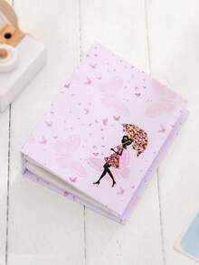 Album ảnh 6 inch, 100 tờ, kiểu dáng đơn giản và tươi mới, có ngăn đựng ảnh, dành cho bé gái, thiết kế ngẫu nhiên, 1 cái, đồ dùng học tập. - 6 inch - Xem 7