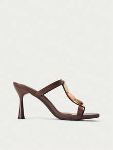 Nöista Women's High Heel Sandals - Brown - View 4