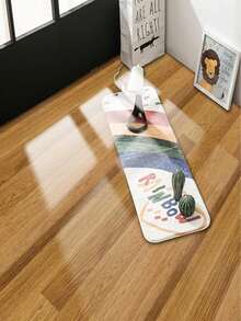 1 Roll Of Yellow, Thick, Wood-Grain PVC Floor Sticker, Water- And Stain-Resistant, Easy To Clean, Self-Adhesive Wallpaper, Wooden Texture, Slip-Resistant Floor Sticker. Suitable For Use In Living Rooms, Bathrooms, School Dormitory Walls For Home Decoration, Kitchen Countertops, Cabinets, Furniture Renovation And Transformation. Easy To Install And Remove DIY-Style, Dimensions: 11.8 Inches X 118.1 Inches/78.7 Inches/39.3 Inches. - one-size - View 5