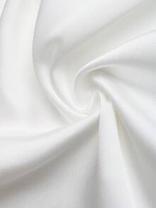 GlowEve Đầm satin trơn cổ yếm hở lưng - trắng - Xem 6