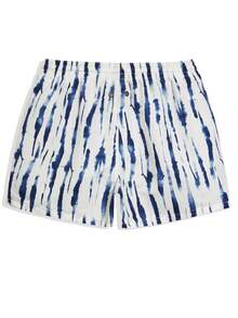 Azuldrift Men's All-Over Print Slant Pocket Casual Beach Shorts, Holiday - Multicolor - View 6