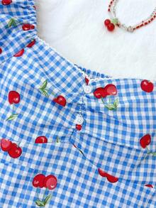SHEIN Zufällige 3 Artikel, 1 Artikel wird gesendet. Mädchen Bluse im minimalistischen Stil, bequem, geeignet für Frühling & Sommer, Alltag, Ausflüge, Urlaub, Feiertage, Casual Wear, neuer Stil, Homecoming, entspannte Atmosphäre, Schulanfang - Verschiedenfarbig - Übersicht 4