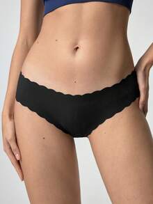 Loungeista 3件套女士无痕丁字裤套装，舒适T字后背三角内裤，性感无痕三角裤 - 彩色 - 查看 12