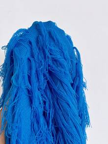 Soleia 性感吊带钩编紧身胸衣迷你连衣裙，适合度假、音乐节、波西米亚风、假日、约会、下午茶等场合。 - 藍色 - 查看 7