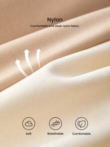LUVLETTE Bộ 3 quần lót nữ cạp cao không đường may, thoáng khí, thoải mái, không lộ viền. - Nhiều màu - Xem 8
