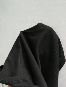 Muchica 女款休閒運動風 K-Pop 黑色波點針織套裝 Ytk 瑜伽上衣與緊身褲 2 件組 健身運動服 夏季 - 黑色 - 查看 8