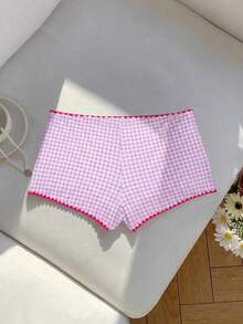 Elavelle 女士印花贝壳钩边泳裤，春夏款 - 彩色 - 查看 2