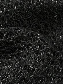 Costavie Solid Sequin Textured Halter Triangle Cup Sexy Bikini Top Z65c7 Code Clothes For Ladies Discount Zestiva Swimwear Zip Up Top Yummy Control Bathing Suit - Black - View 6