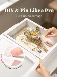 8x8/5*5-Inch Wooden Photo Frame Box For Photo Studios: Perfect For Wedding Memorabilia, Collectibles And Art Display, With A Glass Cover For Storage. - White - View 10