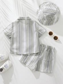 Cozy Pixies Bộ đồ polo cho bé trai - màu xanh lá - Xem 2