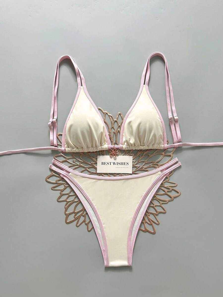 Swim Mod Bộ đồ bơi liền thân gợi cảm mùa Xuân/Hè 2026 dành cho nữ, thiết kế xếp ly ngực, tôn dáng, bikini hai mảnh họa tiết hoa mới, thích hợp cho chụp ảnh kỷ niệm trên bãi biển. - Nhiều màu - Xem 1