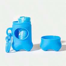 1pc Bone Shaped Dog Poop Bag Dispenser, Dog Waste Bag Holder, Small Dog Bag Dispenser With Hook For Pet Puppy Walking Hiking Camping - Multicolor - View 9