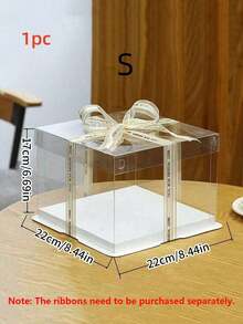 1pc Party & Festival Gift Box, 1-Layer, 2-Layer Or 3-Layer Gift Storage Box,Christmas - White - View 7