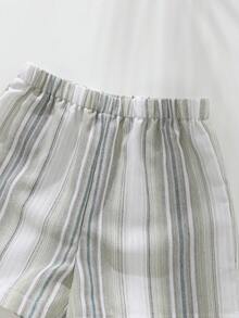 Cozy Pixies Bộ đồ polo cho bé trai - màu xanh lá - Xem 5